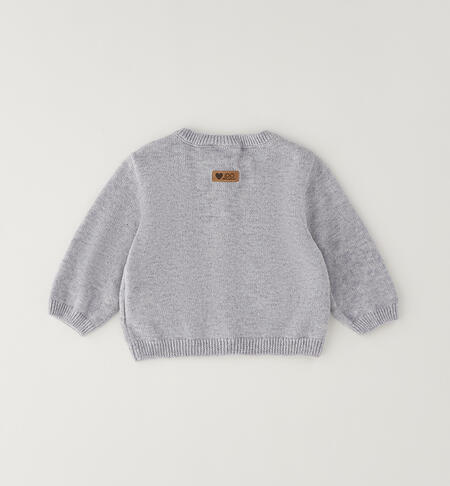 Cardigan bimba neonata GRIGIO MELANGE-8992
