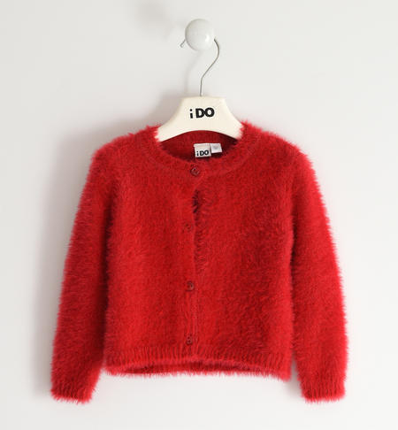 Girl's heart warmer cardigan from 9 months to 8 years iDO ROSSO-2253
