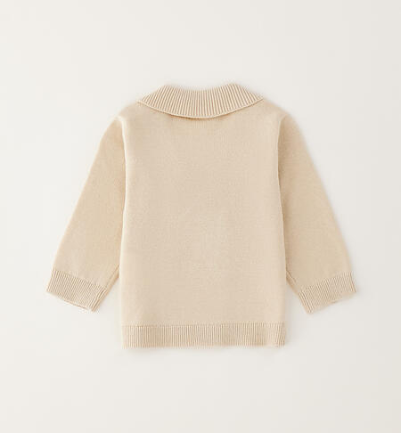 Cardigan cerimonia neonato BEIGE-0172