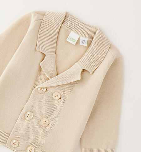 Cardigan cerimonia neonato BEIGE-0172