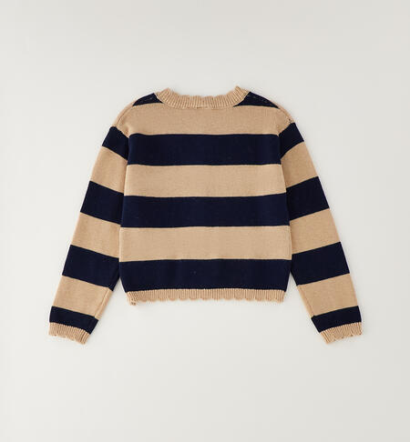 Cardigan da bambina BEIGE-0734