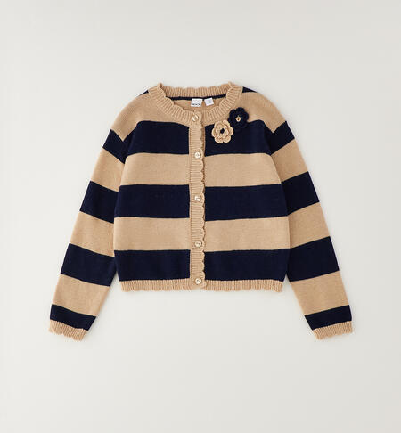Cardigan da bambina BEIGE-0734
