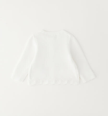 Cardigan da neonata iDOMini BIANCO-0113