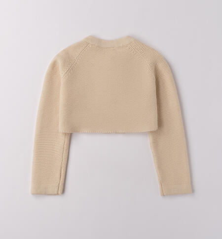 Cardigan iDO bambina ECRU'-0154