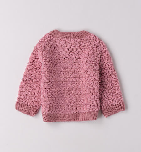 Cardigan iDO neonata ROSA ANTICO-2748