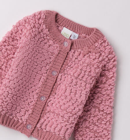 Cardigan iDO neonata ROSA ANTICO-2748