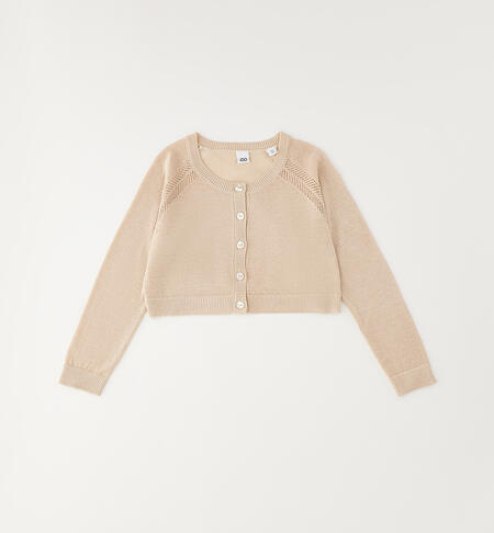 Cardigan iDO per bambina BEIGE-1033