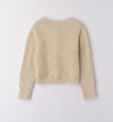 Cardigan iDO per bambina ECRU'-0154
