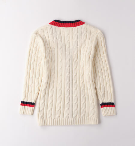 Cardigan iDO ragazza PANNA-0112