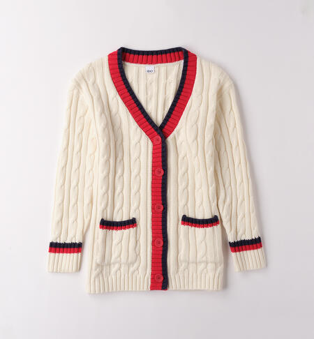 Cardigan iDO ragazza PANNA-0112