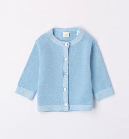 Cardigan in tricot per neonato da 1 a 24 mesi iDO AZZURRO-3872