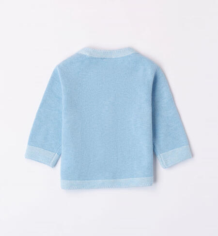 iDO tricot cardigan for babies from 1 to 24 months AZZURRO-3872