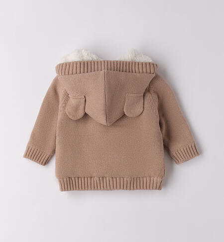 Cardigan invernale neonato TORTORA -0928
