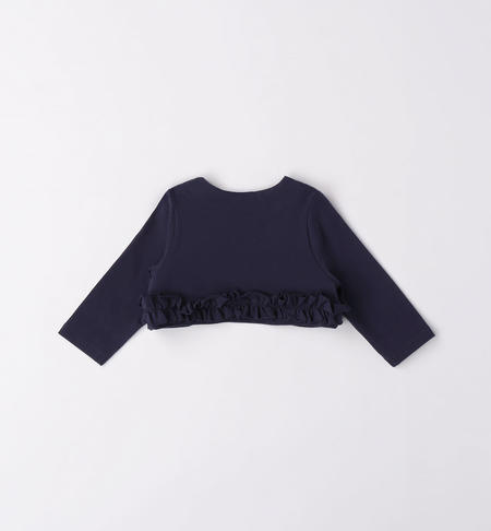 Cardigan neonata con ruches da 1 a 24 mesi iDO NAVY-3854