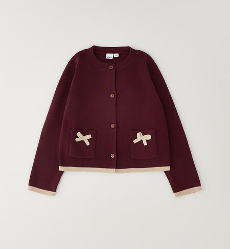 Cardigan for girls RED