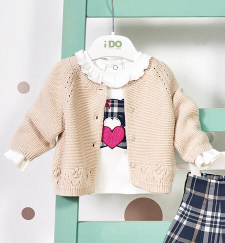 Baby girl cardigan BEIGE