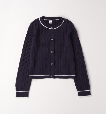 100% cotton girls' cardigan