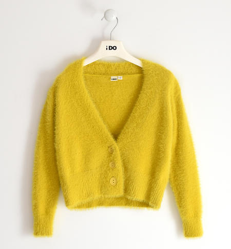 Girl's tricot cardigan  from 8 to 16 years by iDO GIALLO-1516