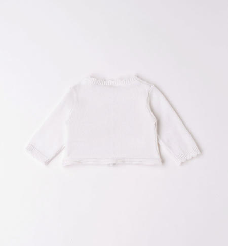 Cardigan traforato neonata da 1 a 24 mesi iDO PANNA-0112
