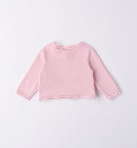 Cardigan traforato neonata da 1 a 24 mesi iDO ROSA-2411
