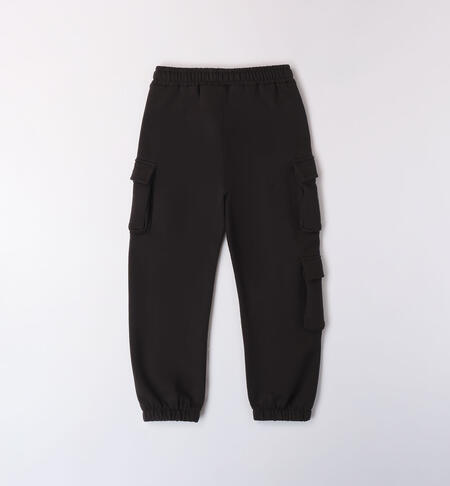 Unisex children's cargo trousers NERO-0658