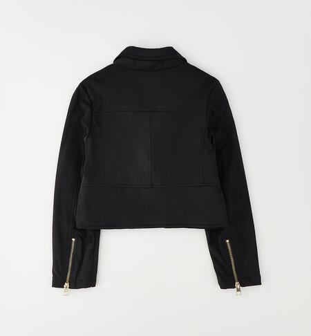 iDO girls' biker jacket NERO-0658