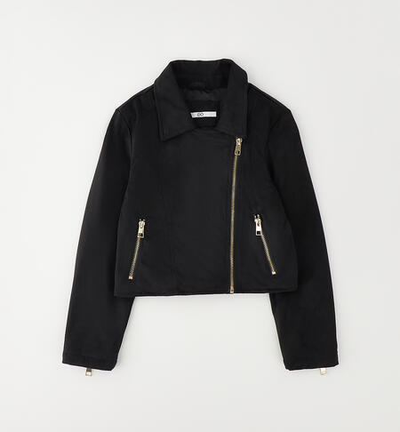 iDO girls' biker jacket NERO-0658