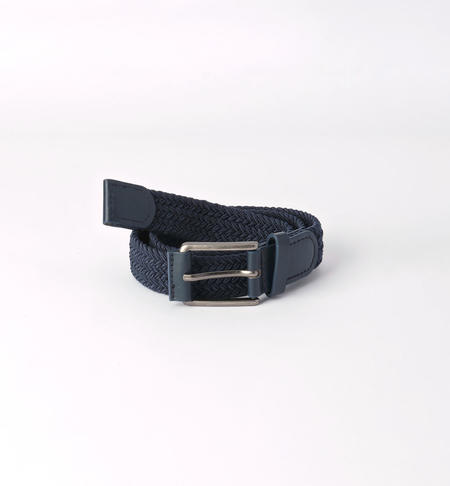 iDO belt for boys from 8 to 16 years NAVY-3854