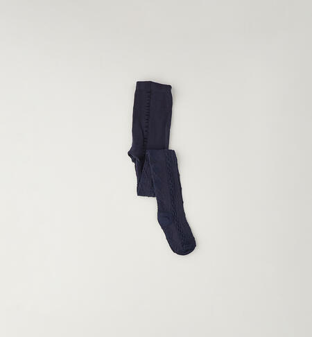 iDO tights for girls NAVY-3885