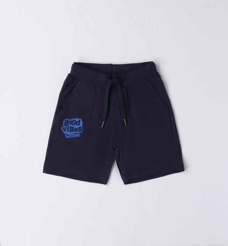 Comodi pantaloncini bambino BLU