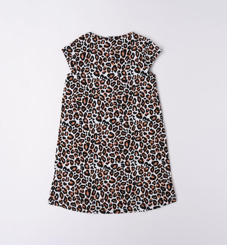 Comodo abito ragazza fantasia da 8 a 16 anni iDO BEIGE-NERO-6VL8