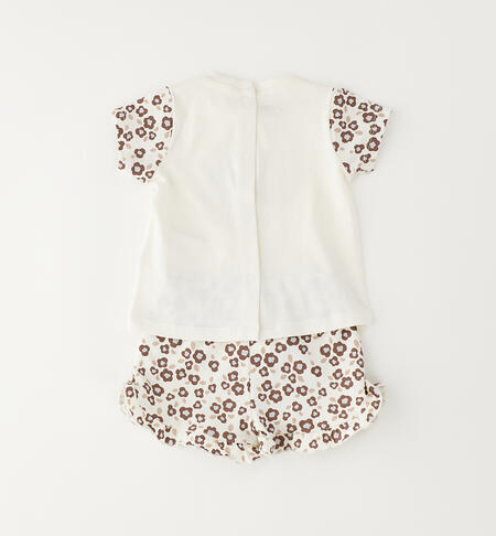 Completino 2 pezzi neonata LATTE-0115