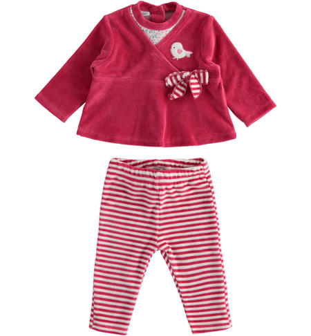 Baby girl set from 1 to 24 months iDO FUXIA-2435