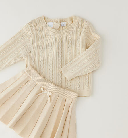 Completino da neonata BEIGE-0151