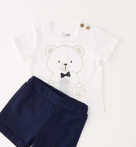 Baby boy outfit BIANCO-0113