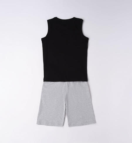 Completino estivo ragazzo da 8 a 16 anni iDO BIANCO-GRIGIO-8011