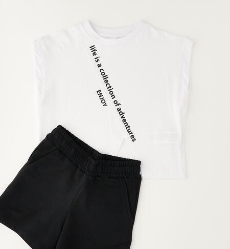 Completino iDO ragazza BIANCO-0113