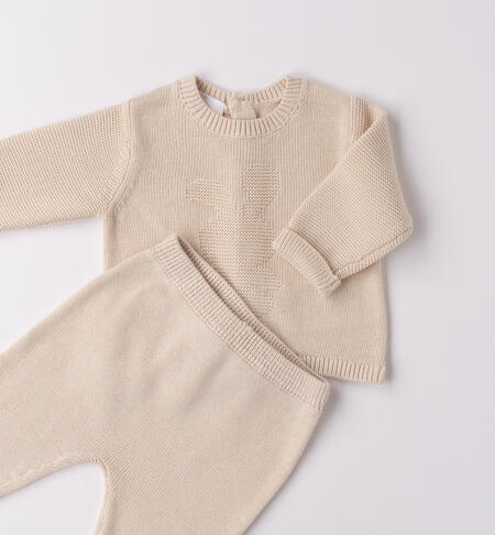 Completino neonati unisex ECRU'-0164