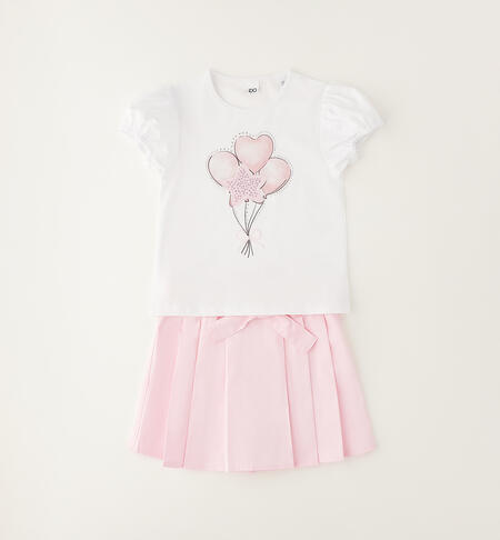 Completino per bambina BIANCO