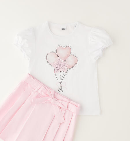 Completino per bambina BIANCO-0113