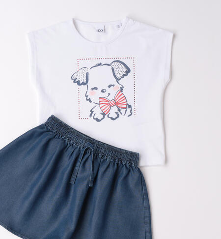 iDO girls' suits BIANCO-0113