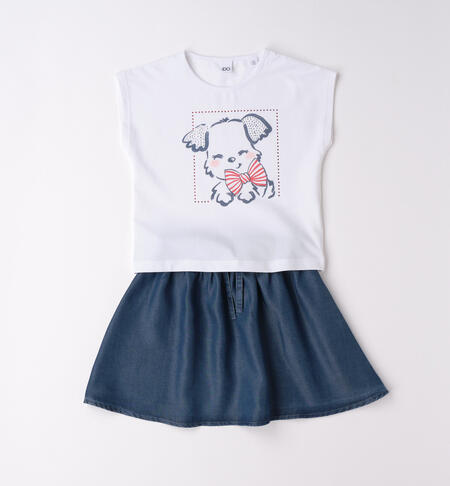 iDO girls' suits BIANCO-0113