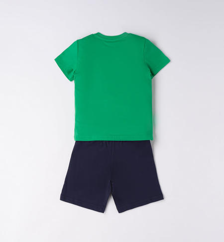 Completivo bambino tema basket da 9 mesi a 8 anni iDO VERDE-5154
