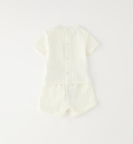 Unisex baby romper suit MILK-0111