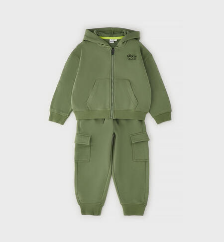 Completo 2 pezzi bambino VERDE SALVIA-5454