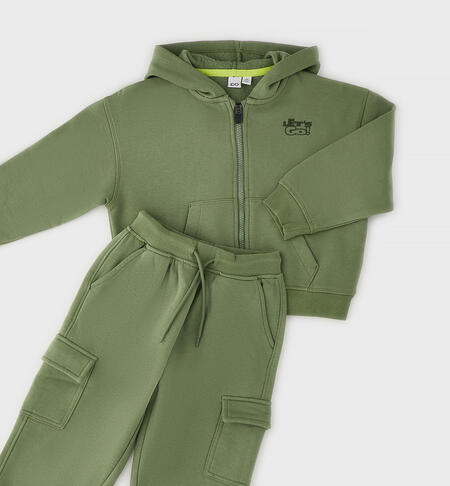 Completo 2 pezzi bambino VERDE SALVIA-5454