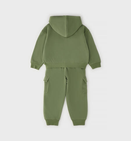 Completo 2 pezzi bambino VERDE SALVIA-5454