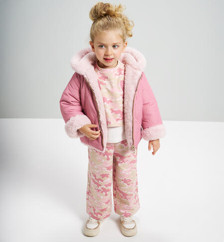 Completo 3 pezzi bambina ROSA
