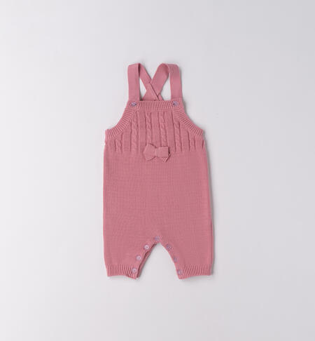 Completo 3 pezzi da neonata ROSA ANTICO-2748