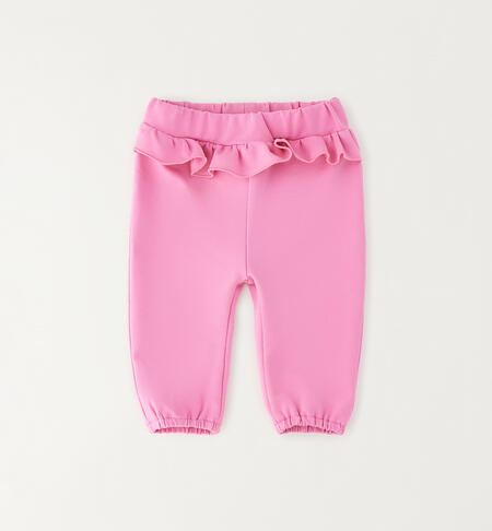 3-piece baby girl outfit BIANCO-ROSA-6BWA